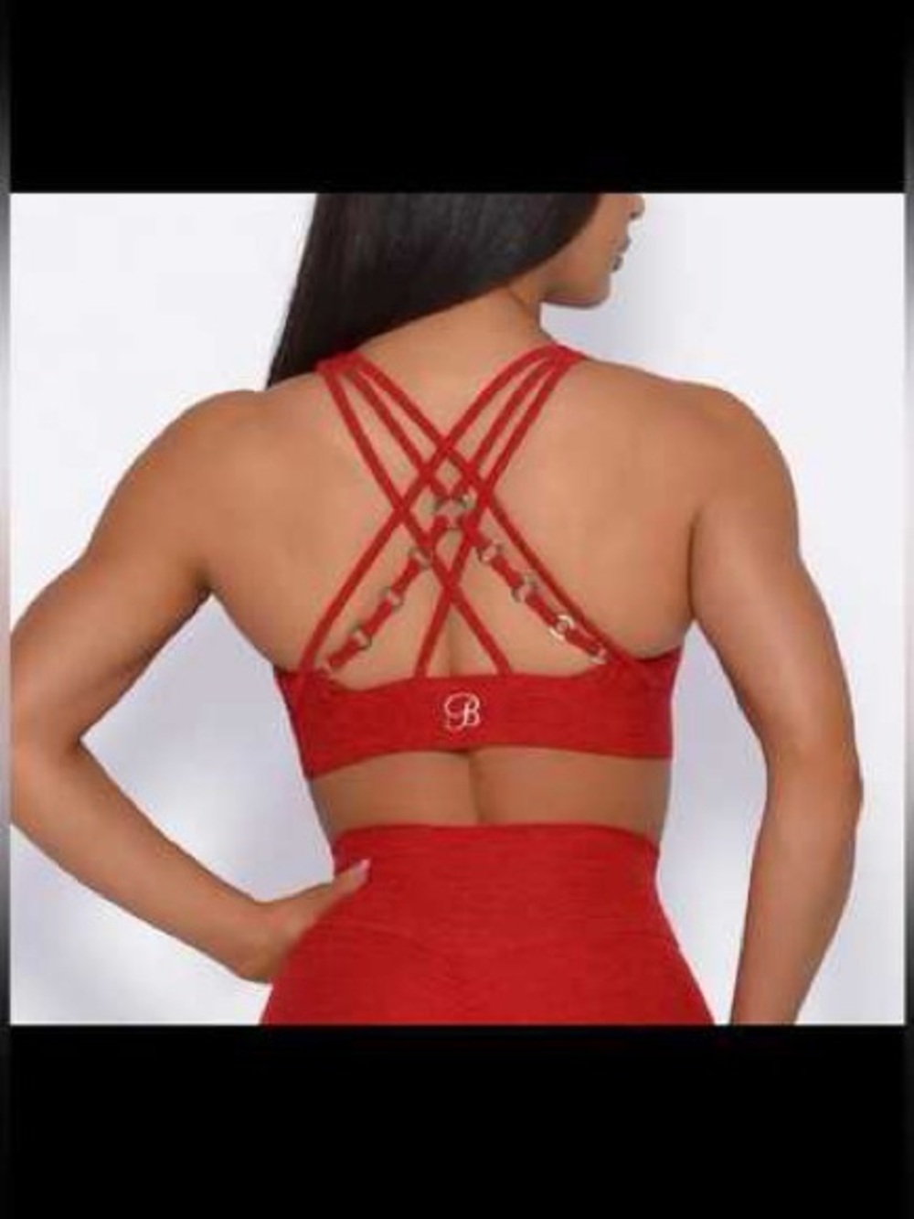 Bombshell Sportswear Red Bra